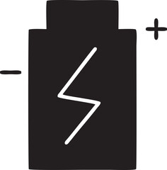Battery energy icon symbol vector image. Illustration of the batteries charge electric icon design image. EPS 10