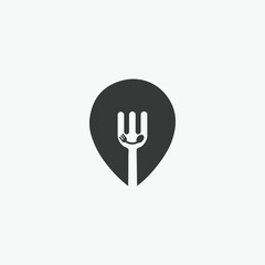 creative Food Truck Logo. Vector food delivery flat icons. Food delivery app. 