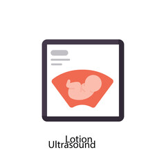 Ultrasound Vector Flat Icons. Simple stock illustration stock