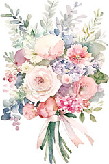 Obraz na płótnie Canvas bouquet of flowers wedding