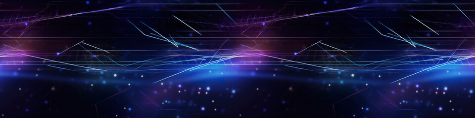 Obraz premium Futuristic technology abstract background with data connection speed lines in stunning detail.