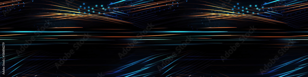 Wall mural futuristic technology abstract background with data connection speed lines in stunning detail.