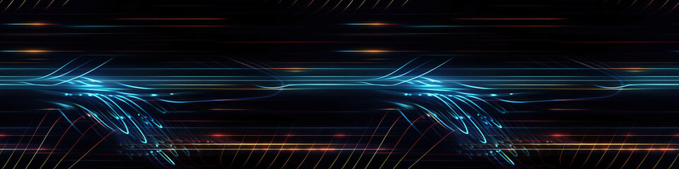 Fototapeta na wymiar Futuristic technology abstract background with data connection speed lines in stunning detail.