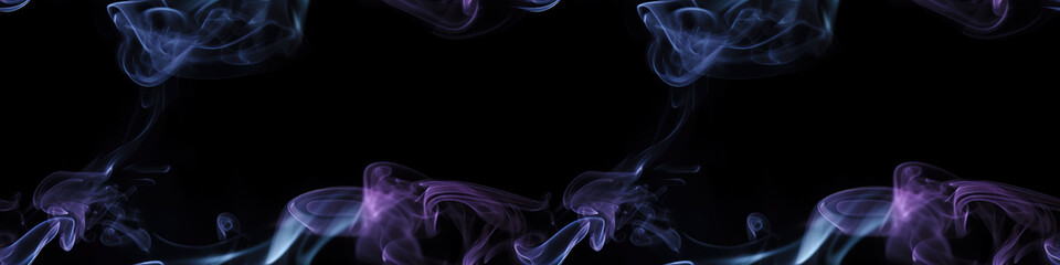 smoke on black background.