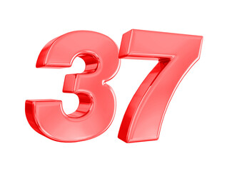 37 Red Number 