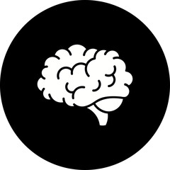 Mind Glyph Inverted Icon
