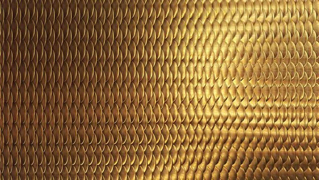 背景　鱗　金