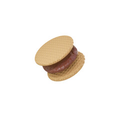 cookies isolated on white background