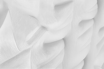 Nowoczesne biało szare tło 3D. Wygenerowane przy użyciu AI. - obrazy, fototapety, plakaty