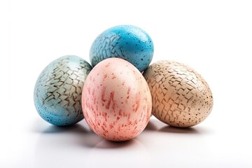 four stacked eggs. Generative AI