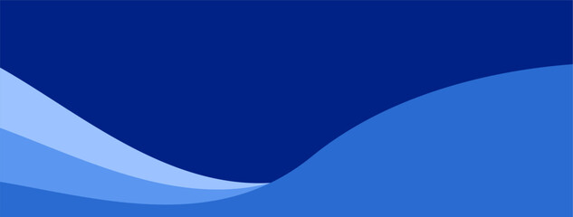 Fototapeta premium Abstract blue color background. Dynamic shapes composition. Minimalist vector.