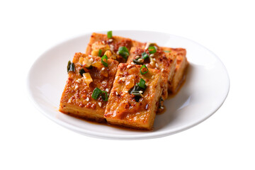 Korean spicy braised tofu (Dubu Jorim), Korean food