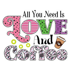 Coffee Sublimation Design