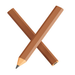 3D illustration of a measuring pencil
