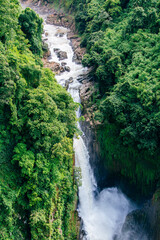 Fototapeta na wymiar Haew Narok Waterfall in Khao Yai National Park, Thailand during the rainy season