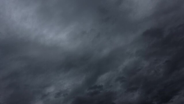 time lapse video with dark storm clouds in the sky,dramatic movement of clouds before a storm,dramatic sky,