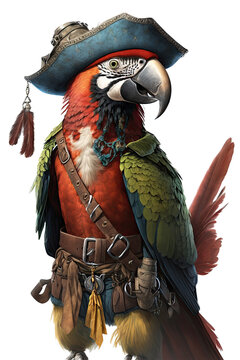 Pirate parrot best sale t shirt