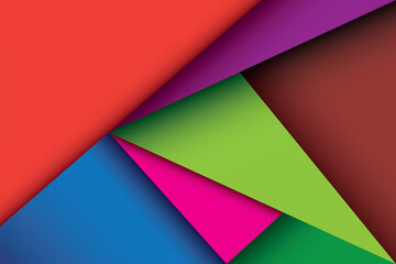 Colorful abstract background with triangle shape. Vector illustration.