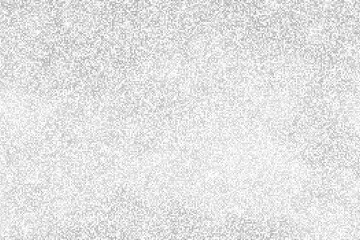 White And Grey Halftone Dotted Backdrop. Abstract Polka Dots Pattern. Pop Art Style Background. Silver Explosion Of Confetti. Digitally Generated Image. Vector Illustration, Eps 10.  