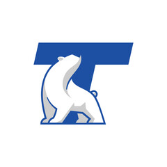 Polar Bear Alphabet T