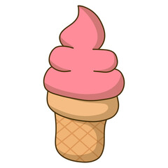 ice cream cone cartoon