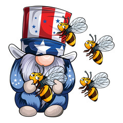 12 4th Of July Stickers PNG Bundle