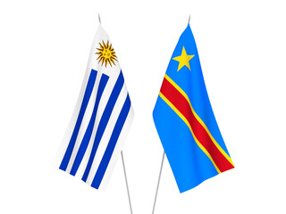 Democratic Republic of the Congo and Oriental Republic of Uruguay flags