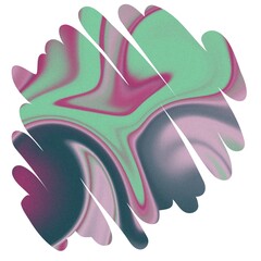Abstract marble liquid theme shapes