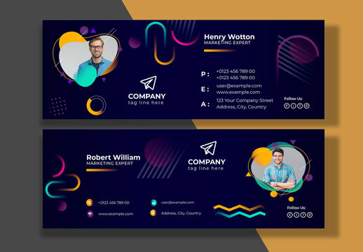 Creative Email Signature Design Template