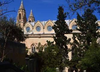 Fototapeta na wymiar Historical Church in the Town Sliema on the Island Malta in the Mediterranean Sea