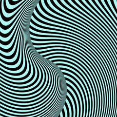 geometric abstract optical illusion illustration