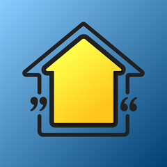 Quote frame blank, text quote boxes, message