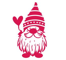 Valentine Gnomes svg Design
