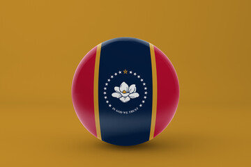 Obraz premium Mississippi Flag