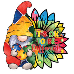 Autism Sublimation PNG Design
