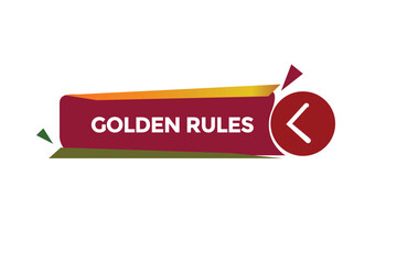 golden rules vectors.sign label bubble speech golden rules
