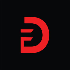 DF logo initial design icon business template