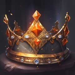 Fantasy crown created with AI