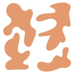 Brown Abstract Shapes 