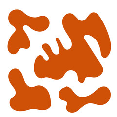 Brown Abstract Shapes 