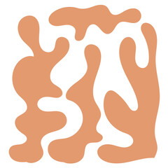 Brown Abstract Shapes 