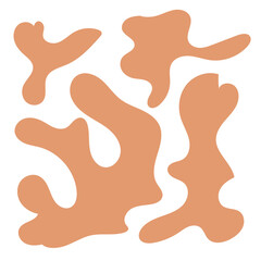 Brown Abstract Shapes 