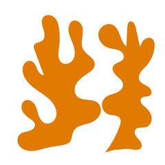 Obraz premium Brown Abstract Shapes 