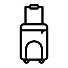 travel baggage icon 