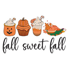Fall Sublimation PNG Design