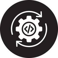 development glyph icon