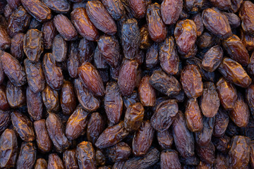 The Food of Ramadan Cuisine Dates Fruits (Hurma), Eminonu Fatih, Istanbul Turkiye