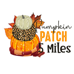 Fall Sublimation PNG Design