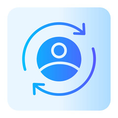 team gradient icon
