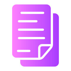 contractbusiness and finance gradient icon